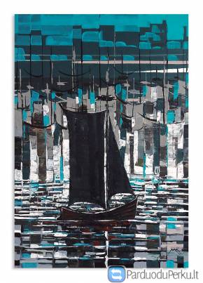 Paveikslas "Plaukimas tarp minčių"