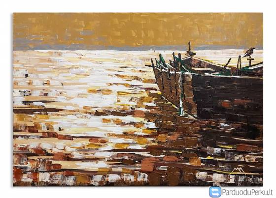 Paveikslas "Rytas Nidoje" 1000x700 mm.