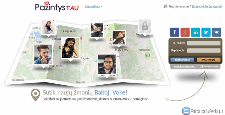 Pažintys Tau - internetinė pažinčių svetainė