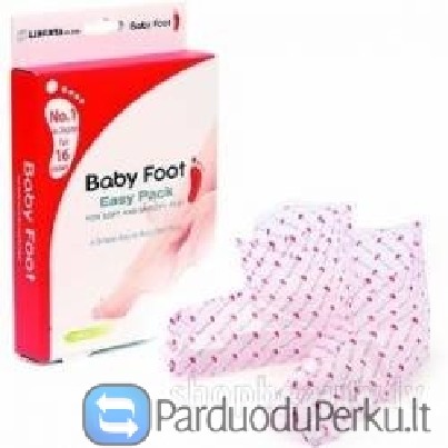 Pėdų rūgštinis šveitiklis Babyfoot 2 kojinės