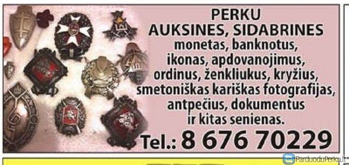 Perkame daiktus kolekcionavimui!