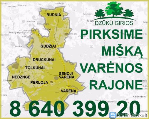 Perkame miškus Varėnos rajone