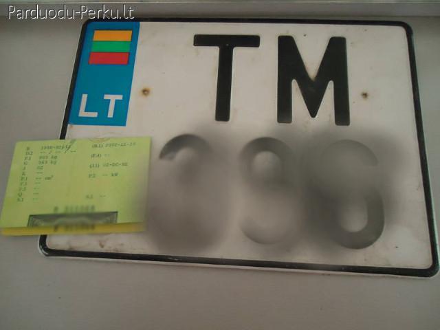 PERKU lengvosios savadarbės priekabos dokumentus