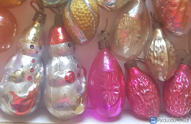 PERKU senus eglutės žaisliukus