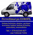 Pervežimai po Europa