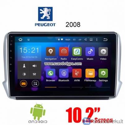 Peugeot 2008 Android Car Radio GPS WIFI navigation camera parts