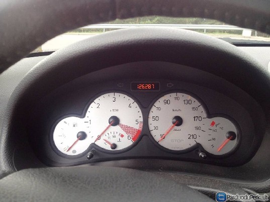 peugeot 206 2.0 dyzelis skubiai