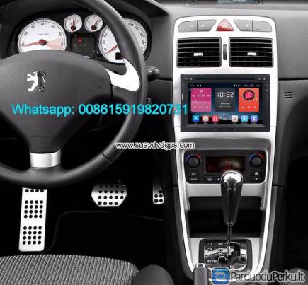 Peugeot 207 307 Car stereo navi 4G phone call sound adjustment AUX