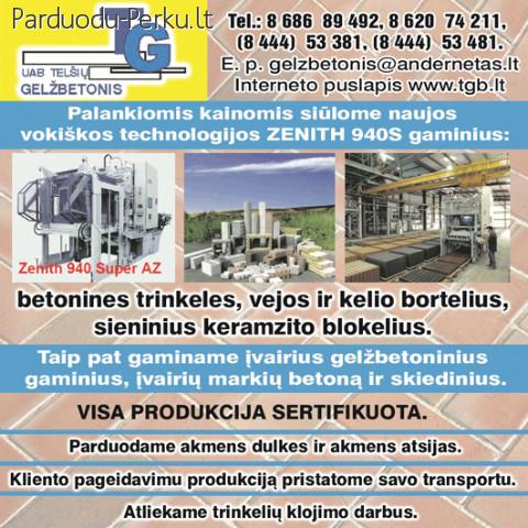 PIGIOS STATYBINĖS MEDŽIAGOS TIESIAI IŠ GAMINTOJO. UAB TELŠIŲ