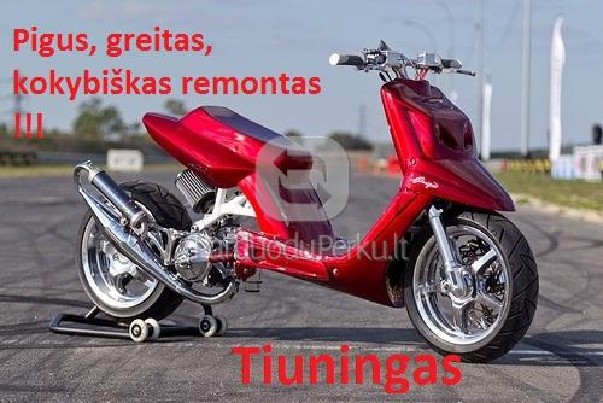 Pigus, greitas ir kokybiškas motorolerių remontas Vilniuje !