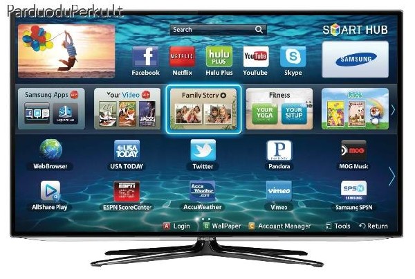 PIGUS NAUJI  LED SMART SAMSUNG TV