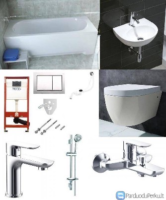 Pilnas vonios kambario įrangos komplektas
