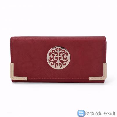 Piniginė moterims raudonos spalvos