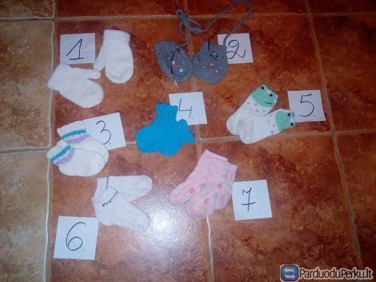 Vaikiškos pirštinės, kojinės