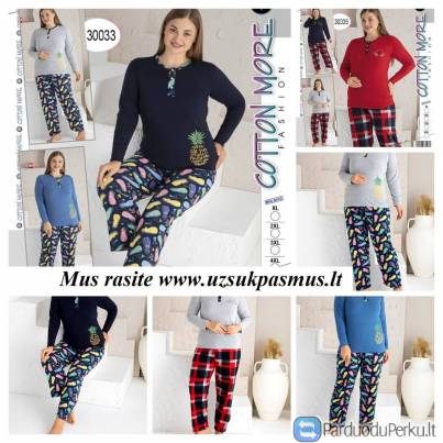 Pižamos, naktiniai apkūnesnėms iki 4XL