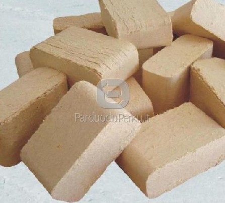 Pjuvenu briketai, granules