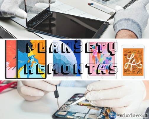 Planšetinių kompiuterių remontas