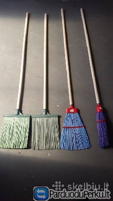 Plastikinės lauko šluotos