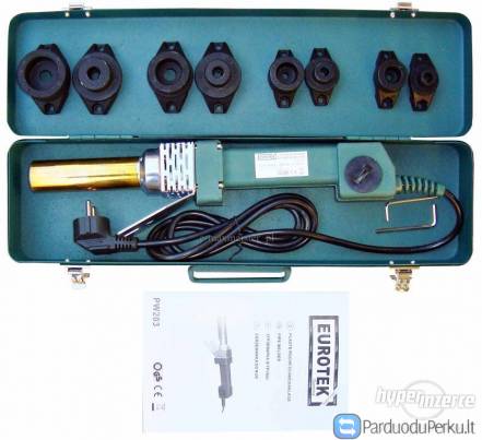 Plastikinių vamzdžių lituoklis