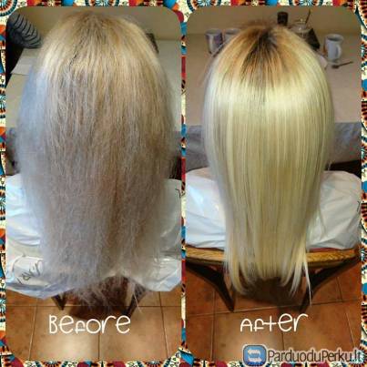 Plaukų gydymas keratinu Cocochoco