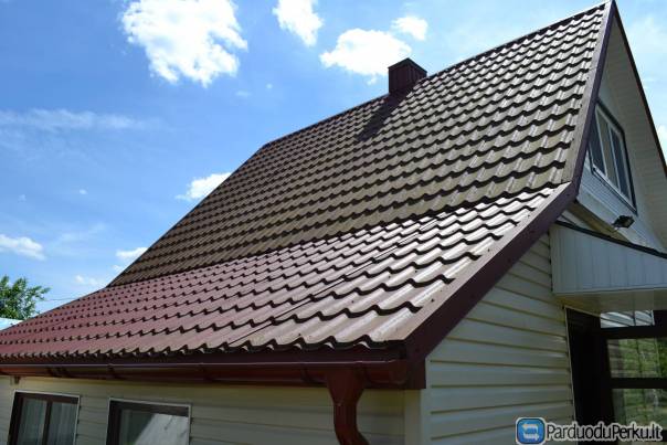 Plieninė stogo danga , skardos gaminiai.