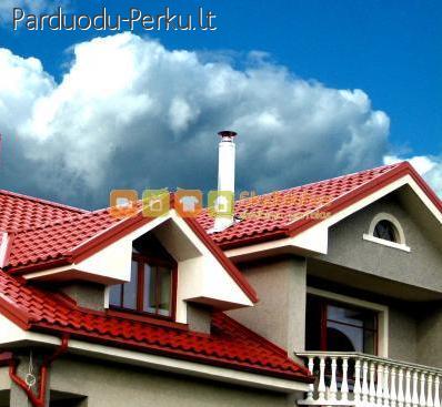 Plieninės stogų ir sienų dangos iš Švediško plieno