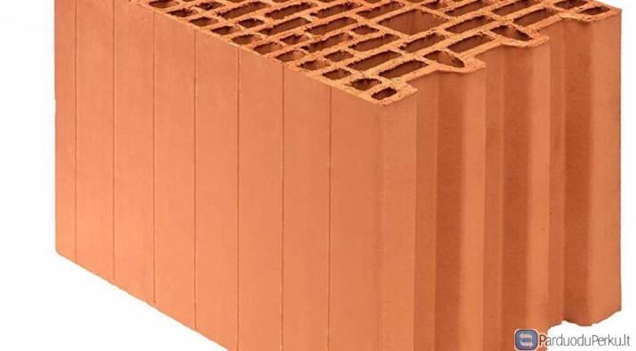 Porotherm keraminiai blokai tik nuo 55 eur/m3