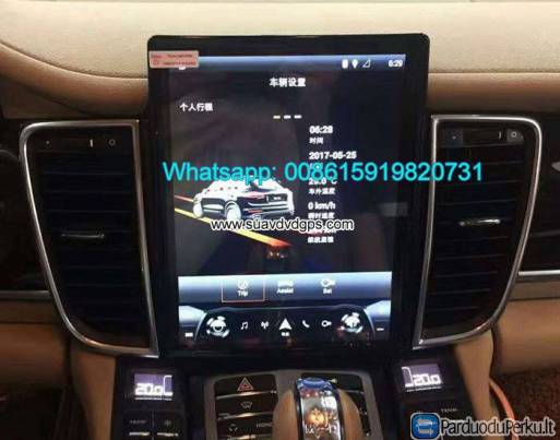 Porsche Panamera radio GPS android Vertical screen