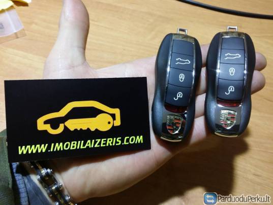 Porsche raktu programavimas pririsimas Porsche raktai