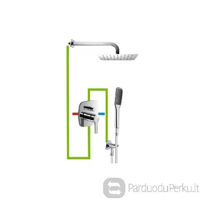 Potinkinis dušo sistema Omnires Hudson