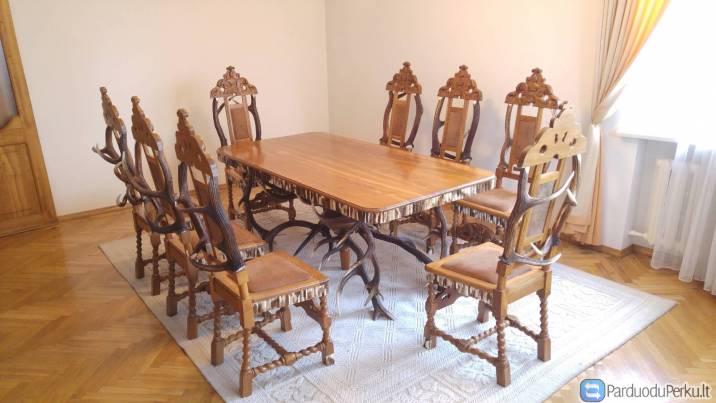 Prabangus komplektas iš ragų