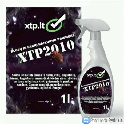 PRIEMONĖ BLUSŲ IR ERKIŲ NAIKINIMUI XTP 2010