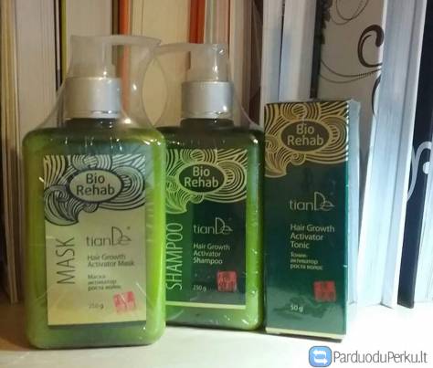 PRIEMONĖ SKATINANTI PLAUKŲ AUGIMĄ