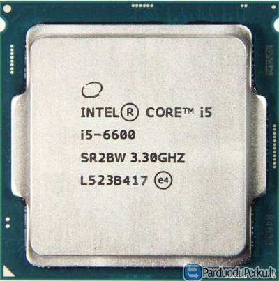 Procesorius i5-6600 (SR2BW) Kaune 30€