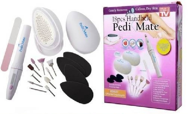 Profesionaliam pedikiūrui namuose! 18 dalių pedikiūro prieta