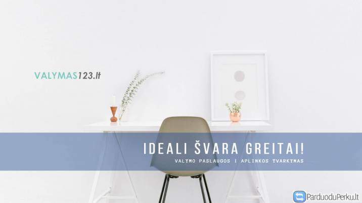 Profesionalios valymo paslaugos Jūsų namuose ar ofise!