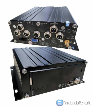 Profesionalus 4 kanalų FullHD automobilinis vaizdo registratorius