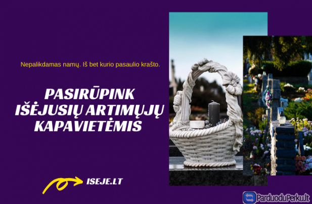 PROFESIONALUS KAPU TVARKYMAS NEIŠĖJUS IŠ NAMŲ.