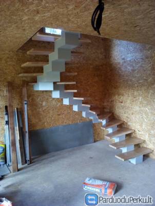 Projektuojame, gaminame, montuojame namų laiptus