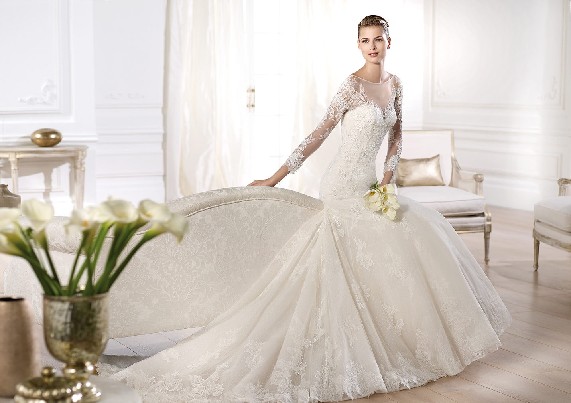 Pronovias 2014 kolekcijos vestuvine suknele Ocymar