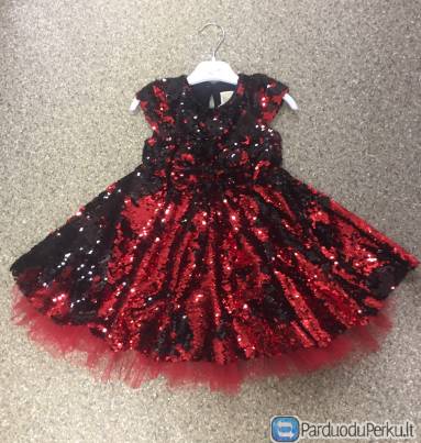 Puošni blizganti šventinė suknelė