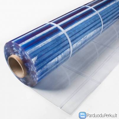 PVC skaidrus languotas tentas