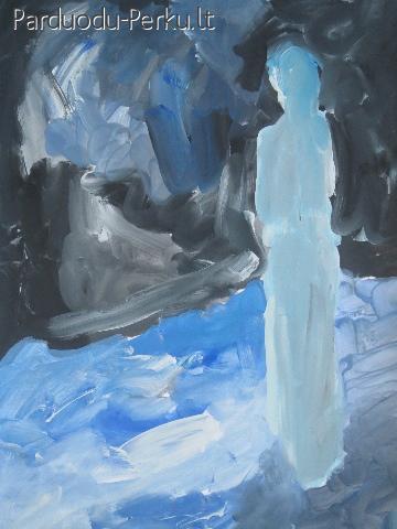 "MĖLYNA". PAVEIKSLAS BE RĖMŲ.