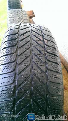 R15 dėvėtos žieminės padangos su ratlankiais