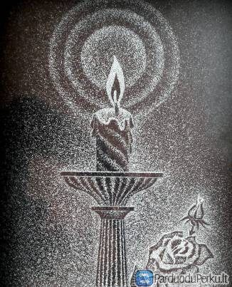 RAIDŽIŲ IR PORTRETŲ KALIMAS ANT PAMINKLŲ