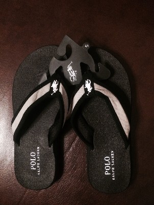 Ralph Lauren Polo šlepetės.