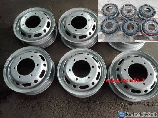 Ratlankių smėliavimas ir dažymas