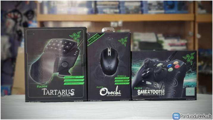 Razer produktai žaidimams