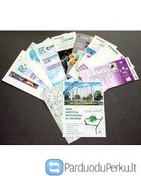 Reklaminiai bukletai, skrajutės, firminė spauda