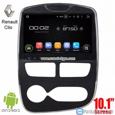 Renault Clio multimedia car radio android wifi gps Apple CarPlay